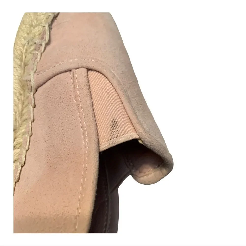 Vince Camuto Espadrille SlipOn Pink Suede Women’s Shoe 6.5